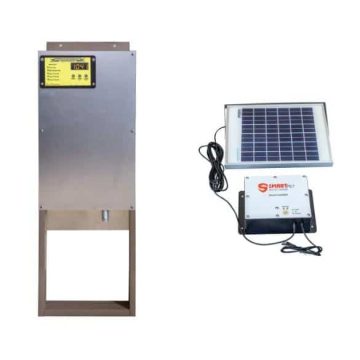 solar chicken coop door: standard door 02